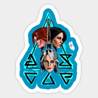 Geralt’s Girls Sticker